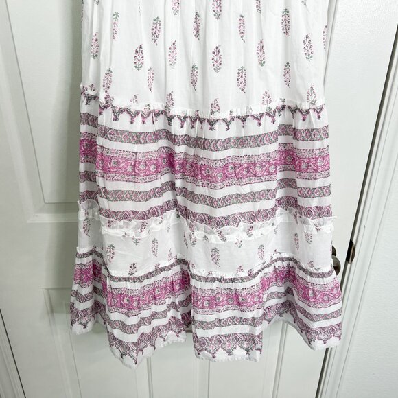 Wonderly Tie Back Smocked Midi Dress - Picture 3 of 8
